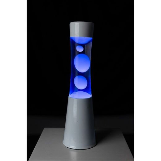 Lámpara de lava Led Blanca Fisura