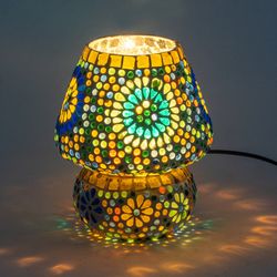 Lampara Mosaico Cristal Pequeña