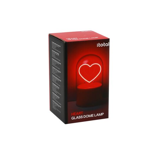 Lámpara Neón Cúpula Corazón Ideal para Regalo I Total