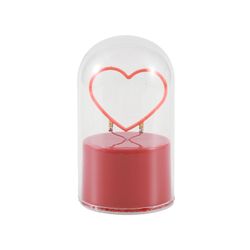 Lámpara Neón Cúpula Corazón Ideal para Regalo I Total