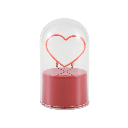 Lámpara Neón Cúpula Corazón Ideal para Regalo I Total