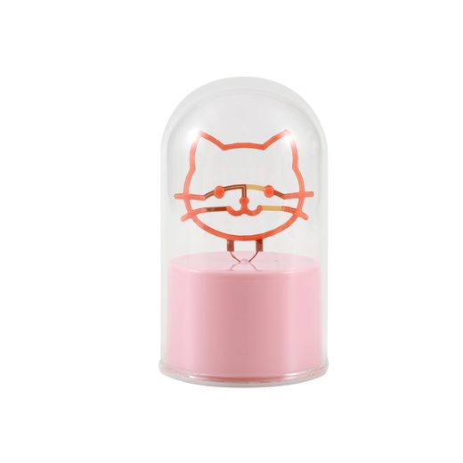 Lámpara Neón Cúpula Gato Ideal para Regalo I Total