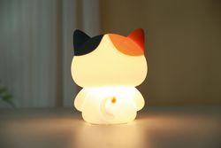 Lámpara Nocturna Gato Amarillo ITotal Ideal Regalo