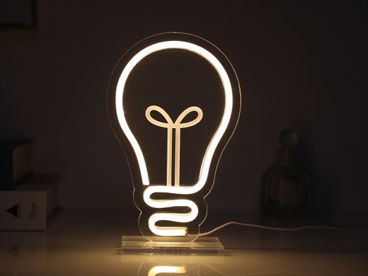 Letrero LED Bombilla ITotal Idea Regalo