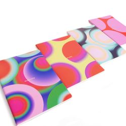 Libreta A5 Galaxy Amarilla Helio Ferretti Ideal Regalo