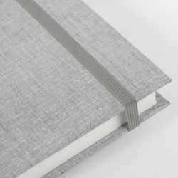Libreta A5 Linum Gris Goldbuch 200 páginas