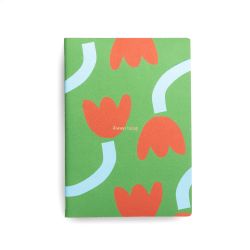 Libreta A5 Tulipán Verde Helio Ferretti Ideal Regalo