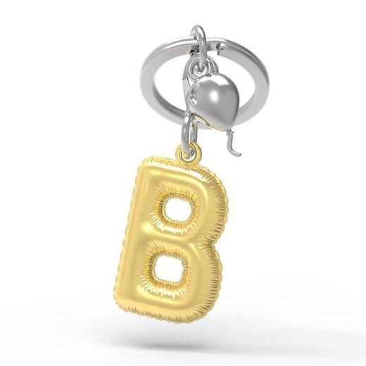 Llavero Original Abecedario Letra B Metalmorphose