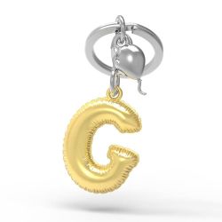 Llavero Original Abecedario Letra G Metalmorphose