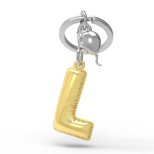 Llavero Original Abecedario Letra L Metalmorphose