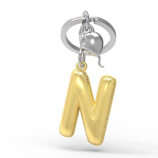 Llavero Original Abecedario Letra N Metalmorphose