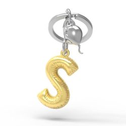 Llavero Original Abecedario Letra S Metalmorphose