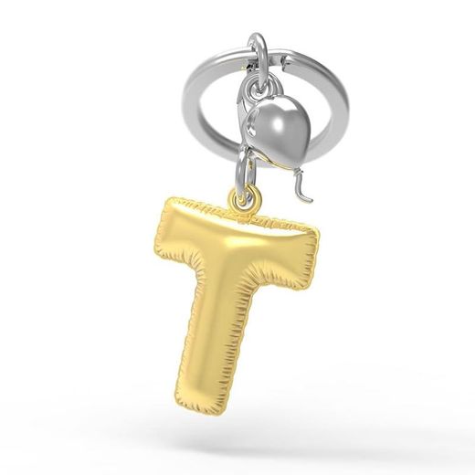 Llavero Original Abecedario Letra T Metalmorphose