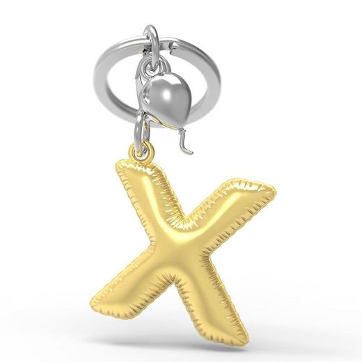 Llavero Original Abecedario Letra X Metalmorphose