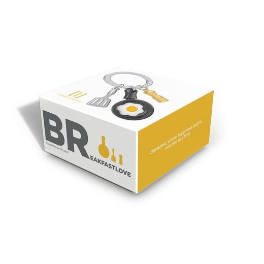 Llavero Original Comida Breakfast Metalmorphose