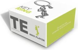 Llavero Original Deporte Tenis Metalmorphose