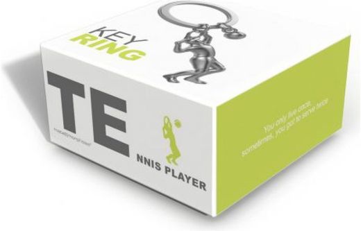 Llavero Original Deporte Tenis Metalmorphose
