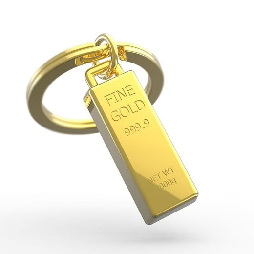 Llavero Original Lifestyle Lingote Oro Metalmorphose
