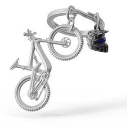 Llavero Original Mountain Bike Metalmorphose Idea Regalo