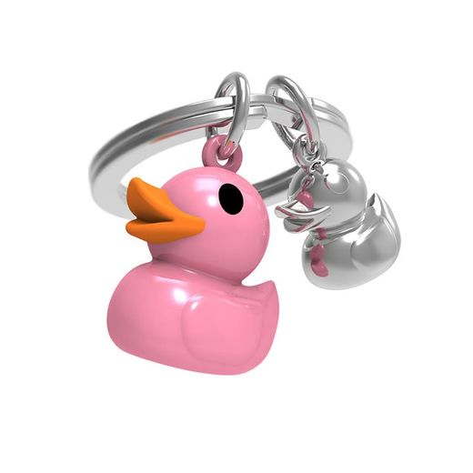 Llavero Original Pato Rosa Metalmorphose Idea Regalo
