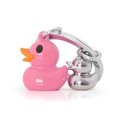 Llavero Original Pato Rosa Metalmorphose Idea Regalo