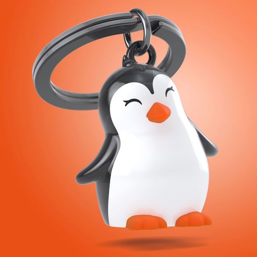 Llavero Original Pingüino Metalmorphose Idea Regalo