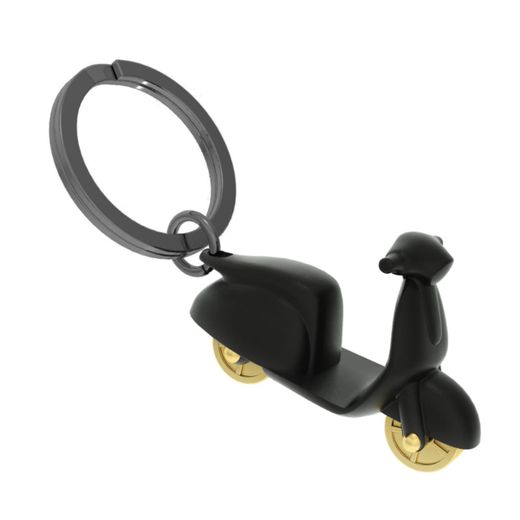Llavero Original Scooter Negro Metalmorphose Idea Regalo