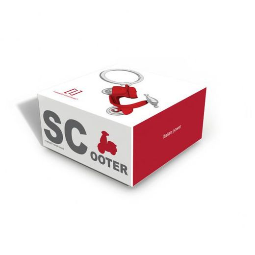 Llavero Original Scooter Rojo Metalmorphose