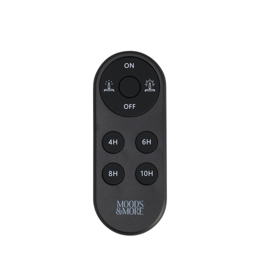 Mando a distancia MM ovalado negro 40x100x13 mm Piffany