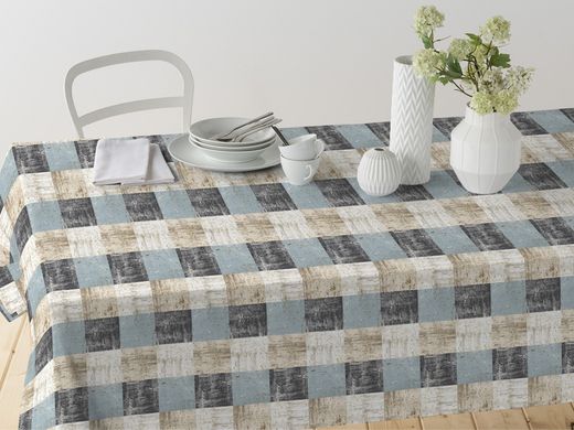 Mantel Algodón Antimanchas Alexey 140X140 Resinado