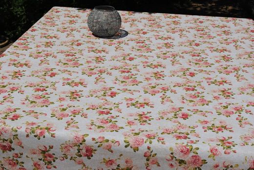 Mantel Algodón Antimanchas Malaga 140x200 Resinado