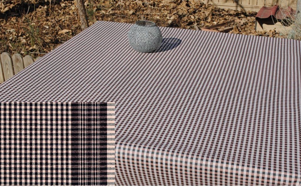 Mantel Algodón Antimanchas Xadres 140X140 Resinado