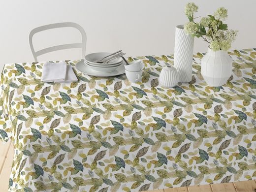 Mantel Algodón Antimanchas Zarina 140x250 Resinado