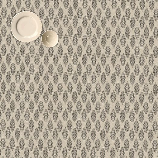 Mantel Antimanchas 140x140 Erica Gris