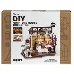 Maqueta 3D Escala Cafeteria n17 Café Robotime