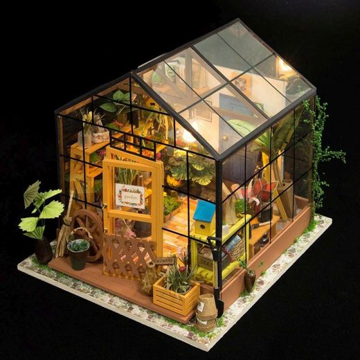 Maqueta 3D Escala Invernadero de Katy Cathy's Flower house Robotime