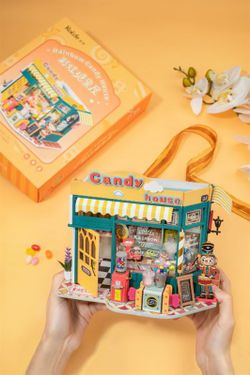 Maqueta 3D Escala Tienda Caramelos Rainbow Candy House Robotime