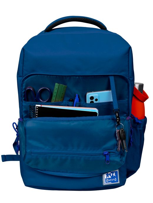 Mochila Escolar B Ready Oxford Marino