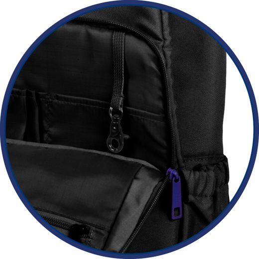 Mochila Escolar B Ready Oxford Negro