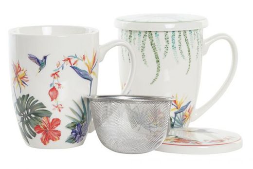 Mug para Infusiones Porcelana 380 ml Tropic