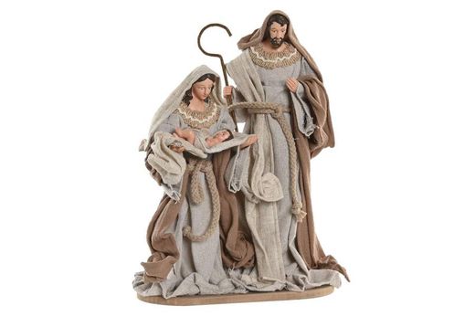 Nacimiento Belén Navidad Resina Beige