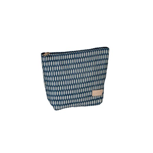 Neceser con rombos azul Maluca