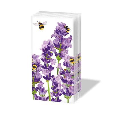 Pañuelos Papel Decorado Abejas y Lavanda Sniff PPD 20 uds Ideal Regalo