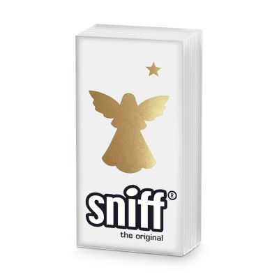 Pañuelos Papel Decorado Ángel Dorado Navidad Sniff PPD 20 uds Ideal Regalo