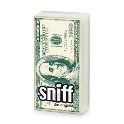 Pañuelos Papel Decorado Billetes Dollar Sniff PPD 20 uds Ideal Regalo