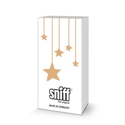 Pañuelos Papel Decorado Estrellas Blancas Sniff PPD 20 uds Ideal Regalo