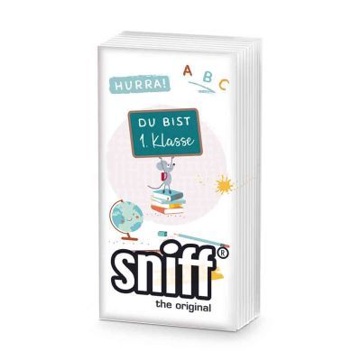 Pañuelos Papel Decorado Primera Clase Sniff PPD 20 uds Ideal Regalo