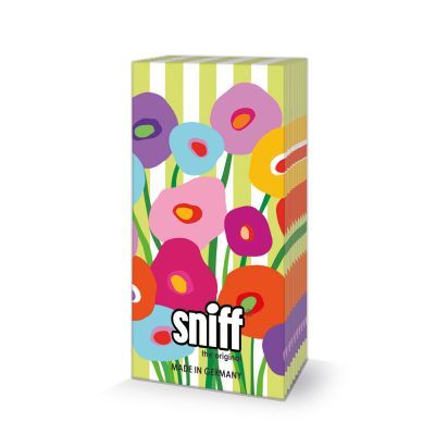 Pañuelos Papel Decorado Super Bouquet Floral Sniff PPD 20 uds Ideal Regalo