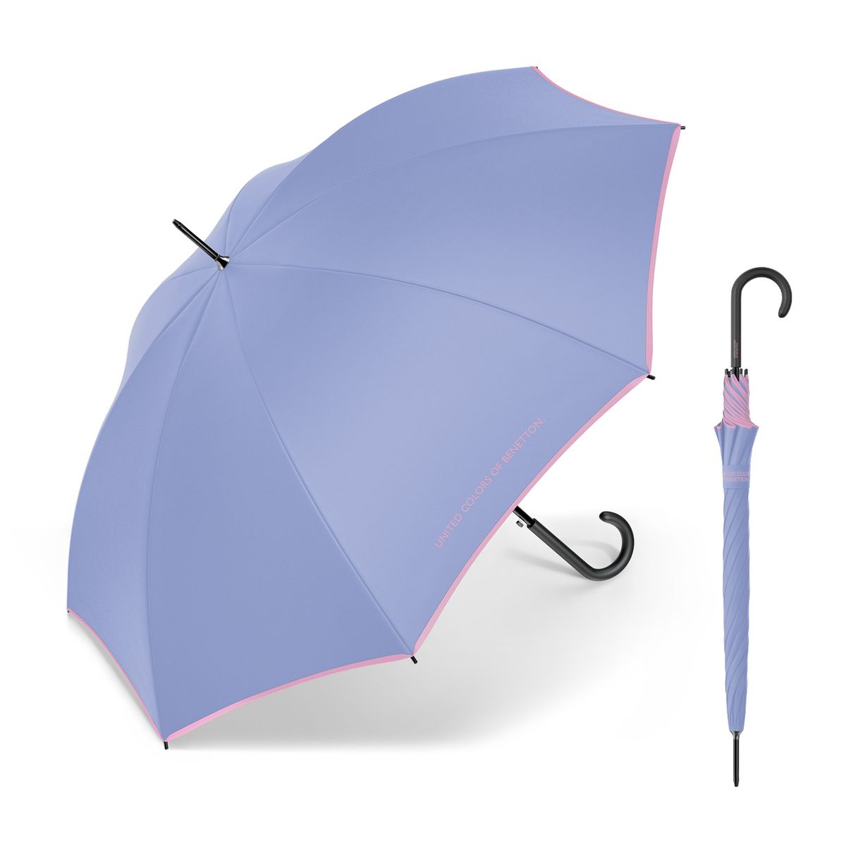 Paraguas Benetton Long Automático Mountain Bluebird