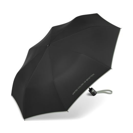 Paraguas Benetton Mini AC Black-Icebergs.